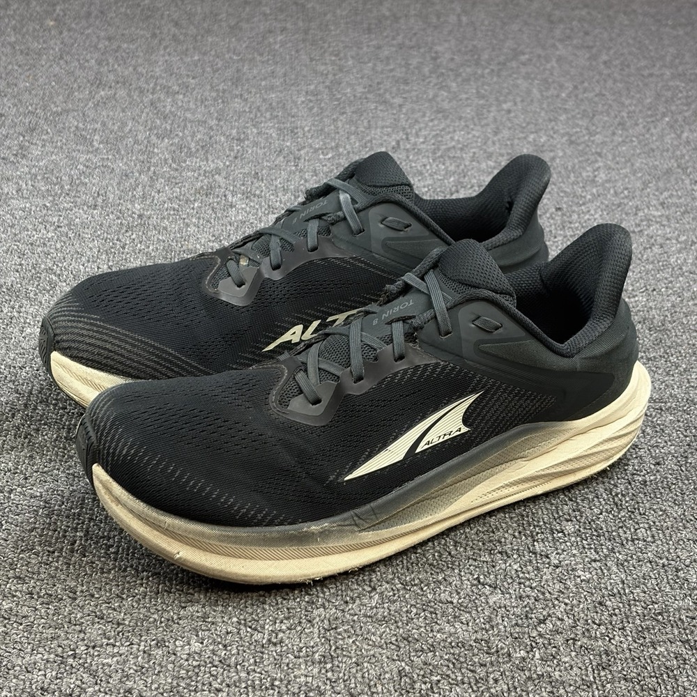 Altra Torin 8 Men's Size 10.5 Black White Running Shoes‎ Sneakers AL0A85QE010